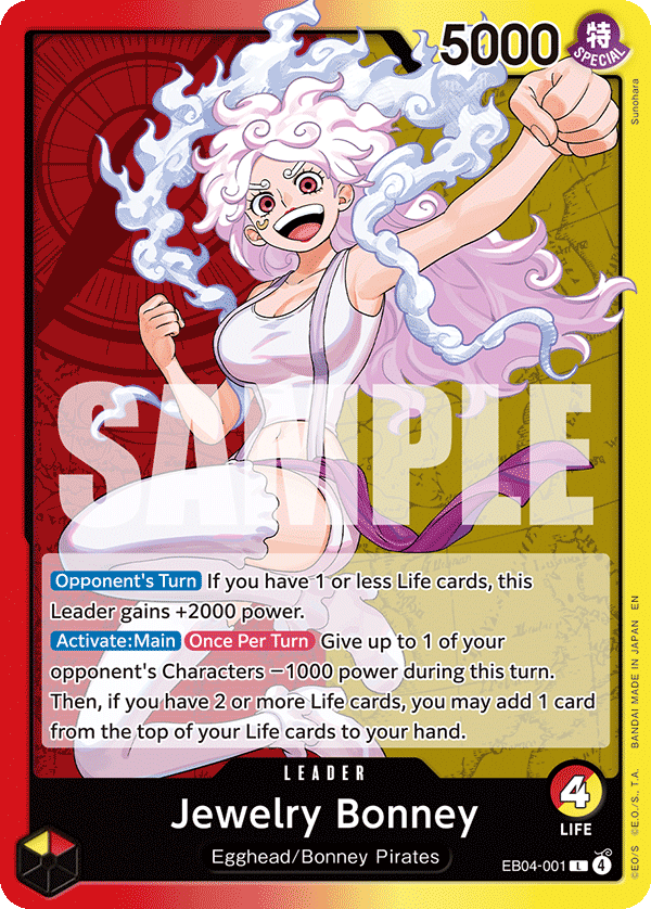 Jewelry Bonney leader card