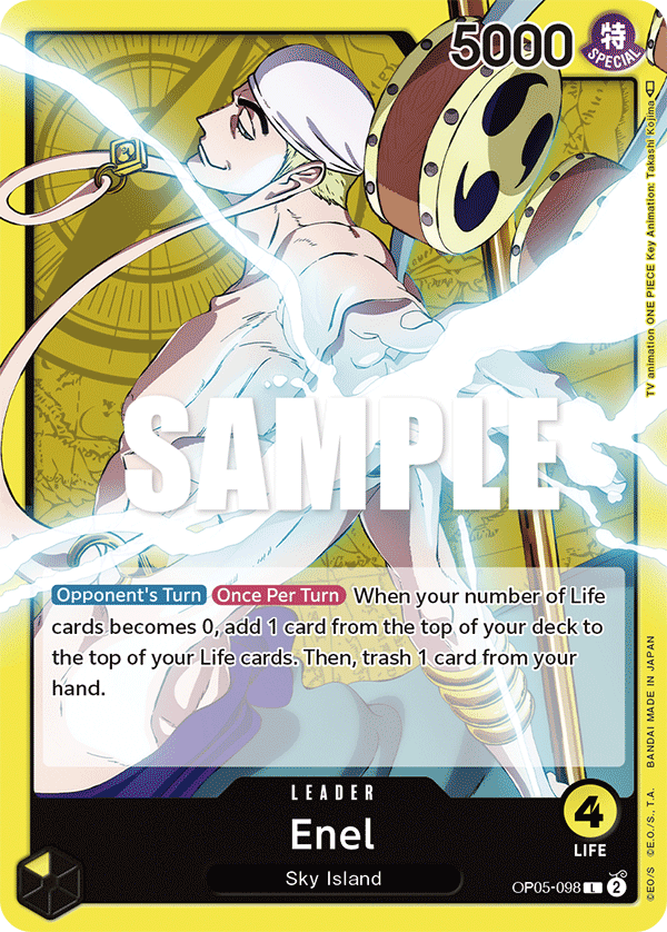Y Enel leader card