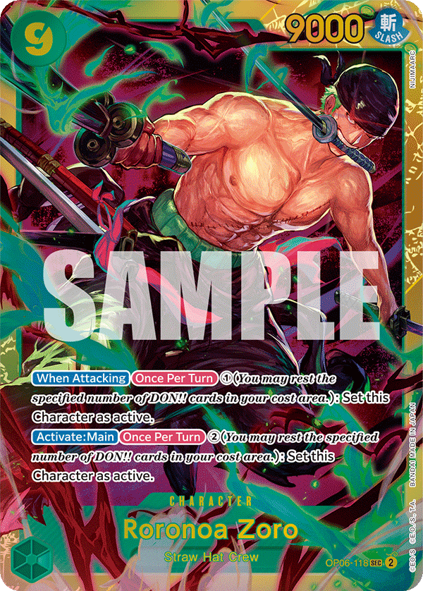 Roronoa Zoro Sanji
