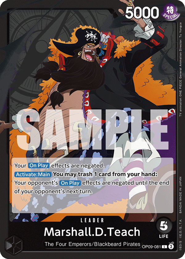 Marshall.D.Teach leader card