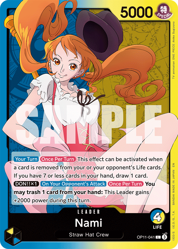BY Nami leader card