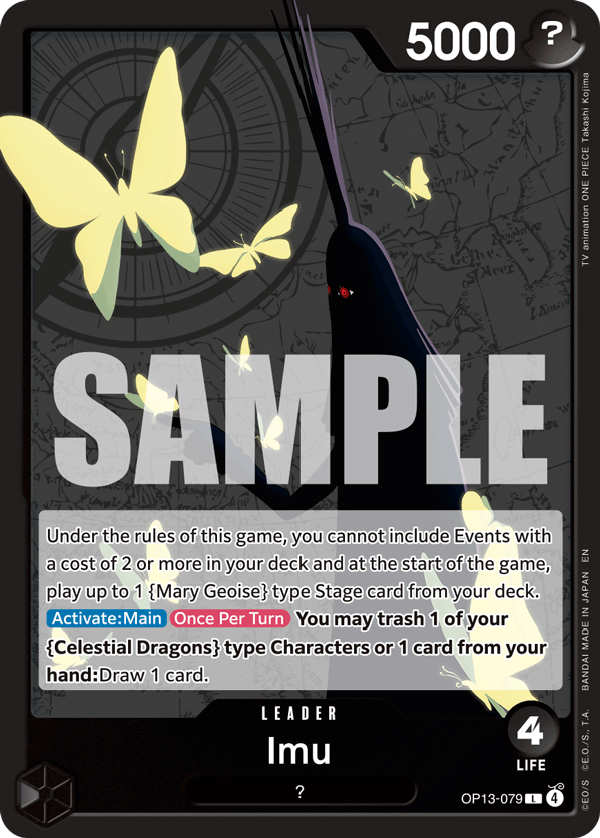 Imu leader card