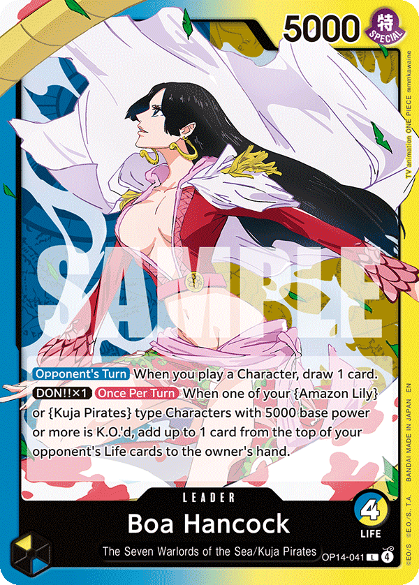 Boa Hancock leader card