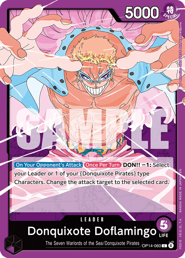 Purple Doffy leader card