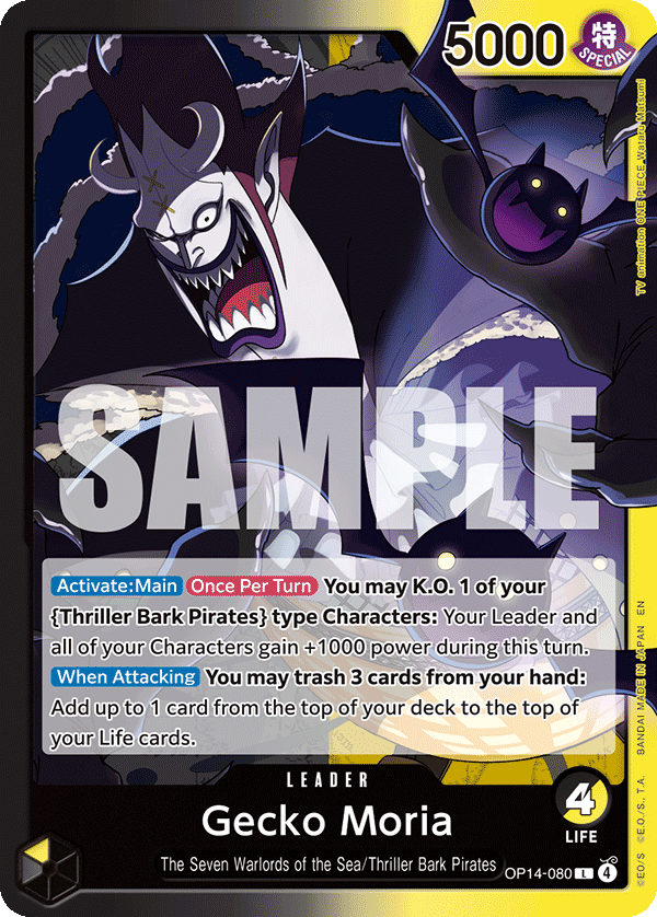 Gecko Moria leader card